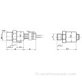 0.5-4.5V เครื่องส่งสัญญาณความดันเซรามิกของเหลวที่มีฤทธิ์กัดกร่อน